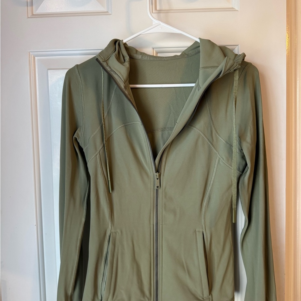 lululemon athletica Green Utility Jacket with Hood